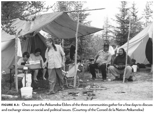 Sylvie Poirier. "The Atikamekw: Reflections on their Changing World" in Native Peoples: The Canadian Experience (2013).