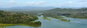 Chagres River flows into Gatun, Panama. Source: Andrew Hendry