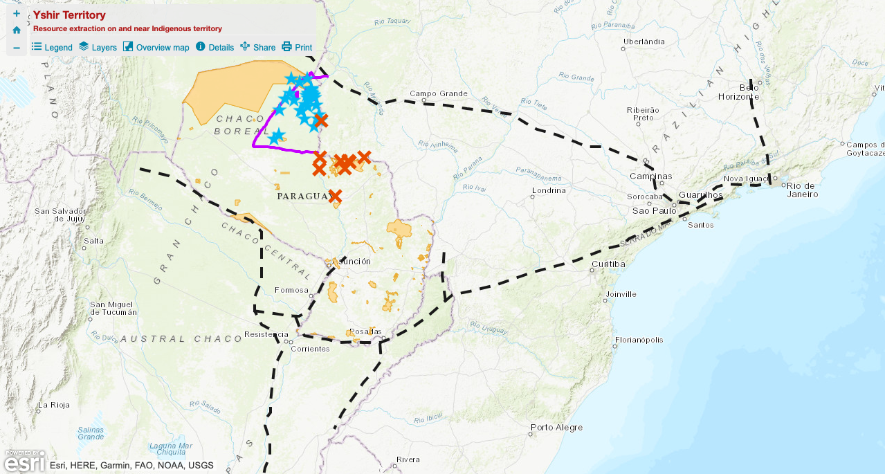 Map of the Yshir Territory