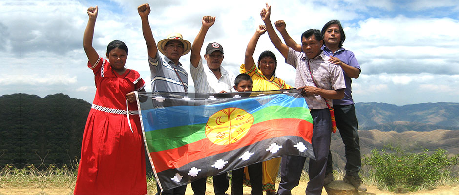 Mapuche visit from Argentina to the Comarca Ngäbé-Buglé, Panama