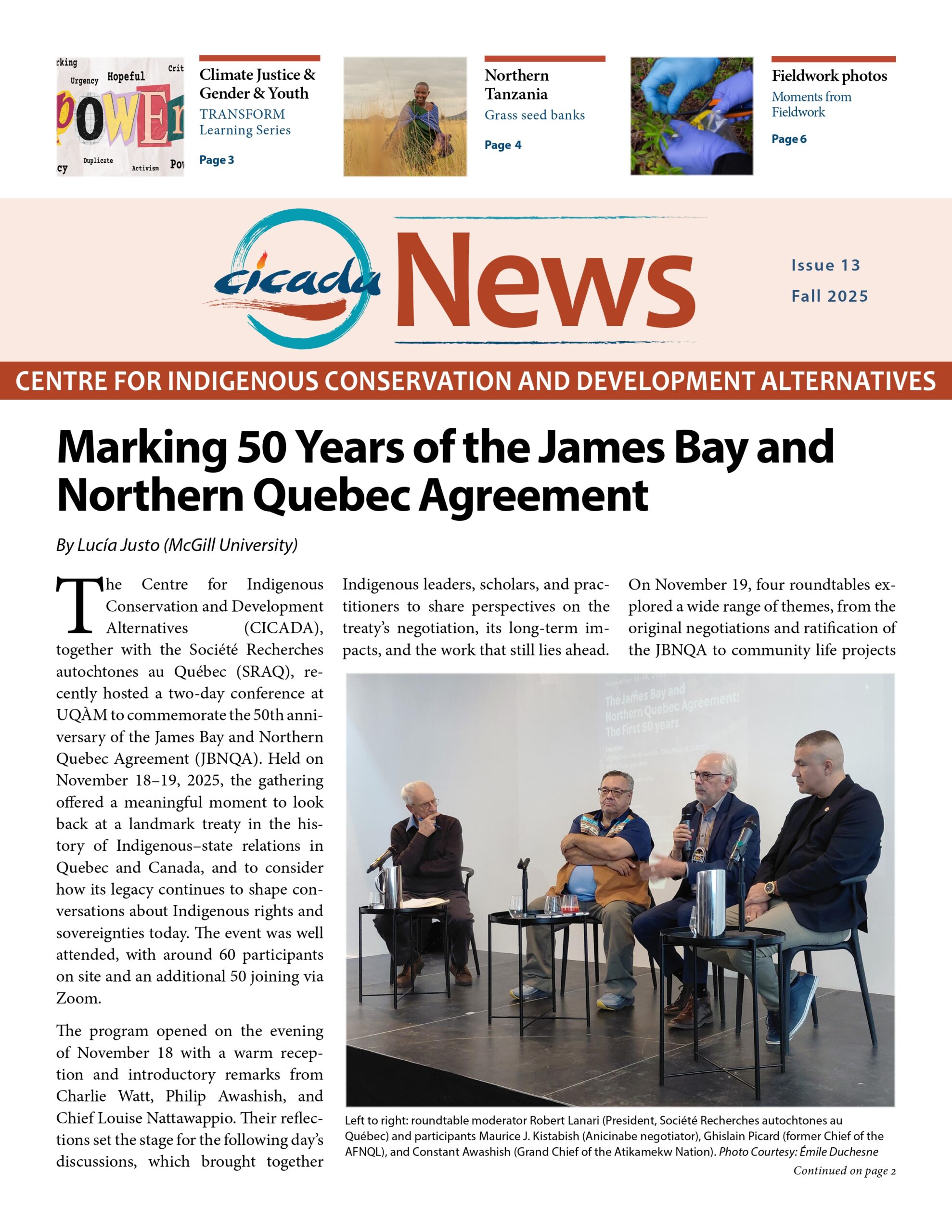 CICADA Newsletter Issue 13