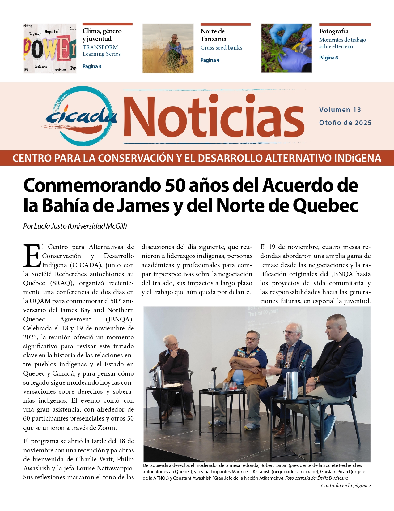 CICADA Boletín No. 13