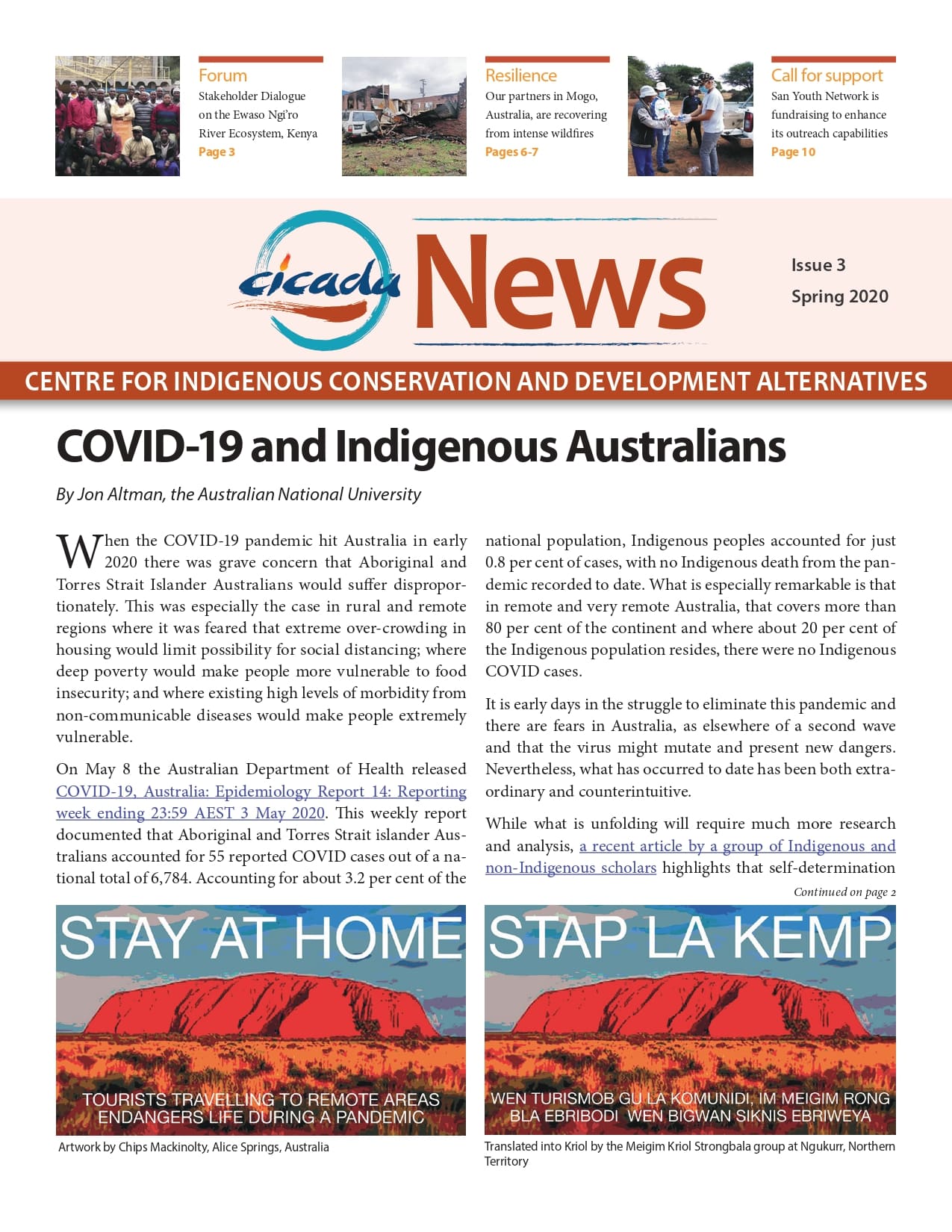 CICADA Newsletter Issue 3