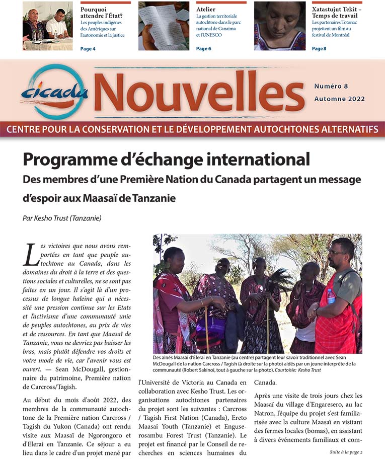 CICADA Bulletin Numéro 8